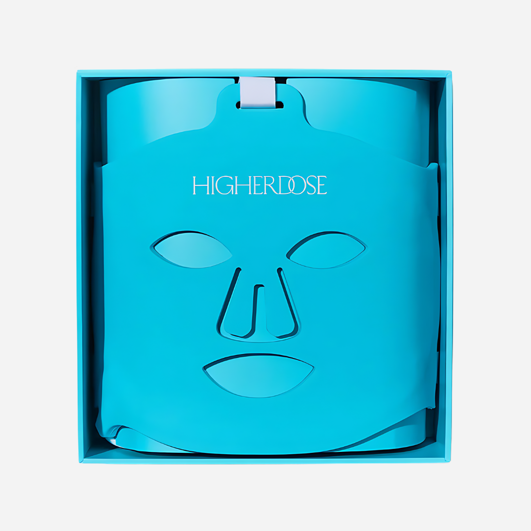 HigherDOSE Red Light Face Mask Masque de luminothérapie LED
